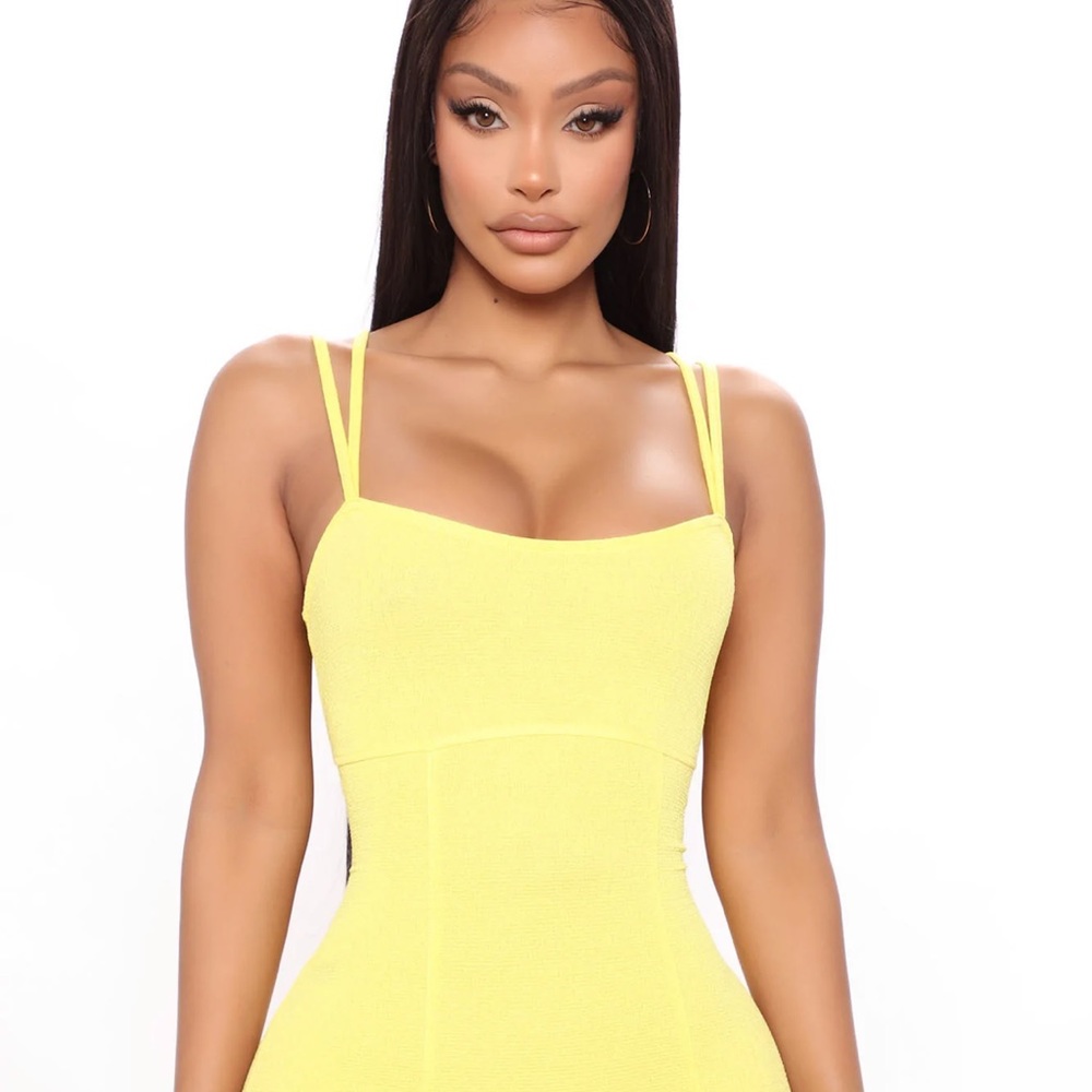 Yellow Mini Dress - Picture 4 of 5